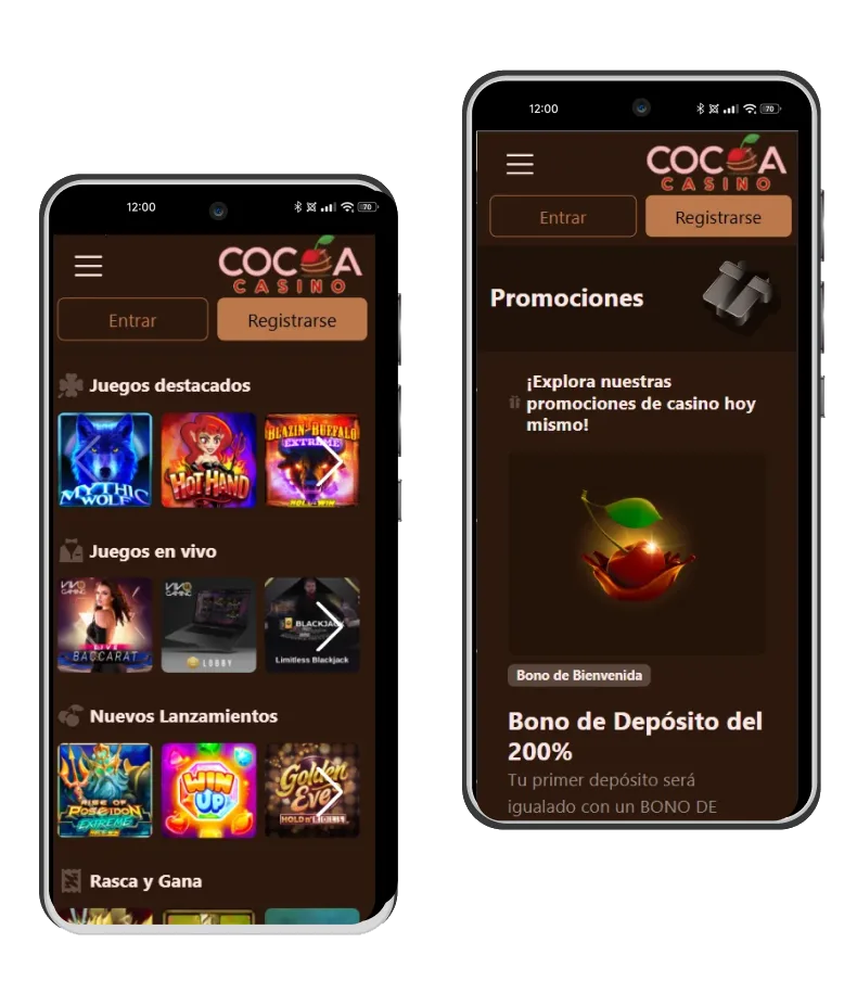 cocoa casino móvil